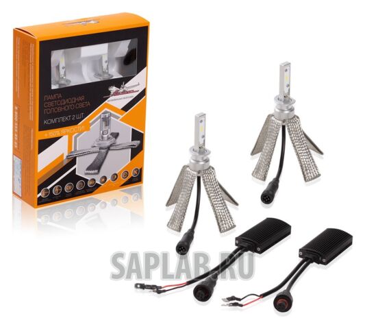 Купить AIRLINE ALEDH101 Лампа H1 LED кмпл 2шт. светодиодная 12В 18Вт 6500К 5000Лм белая PREMIUM