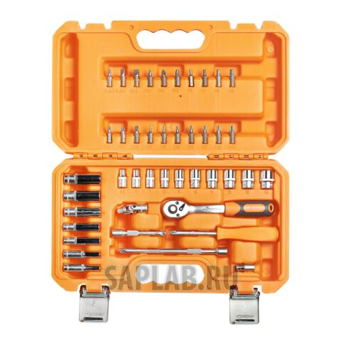 Купить AIRLINE AT4301 Набор головок и принадлежностей ? дюйма 43 предмета, пласт.кейс AIRLINE