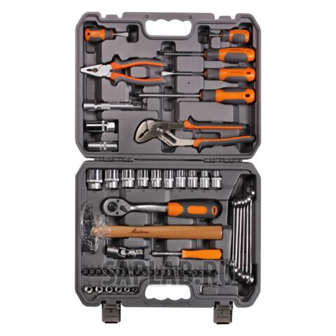 Купить AIRLINE AT5939 Набор инструментов универсальный 59 предметов, серый пласт.кейс