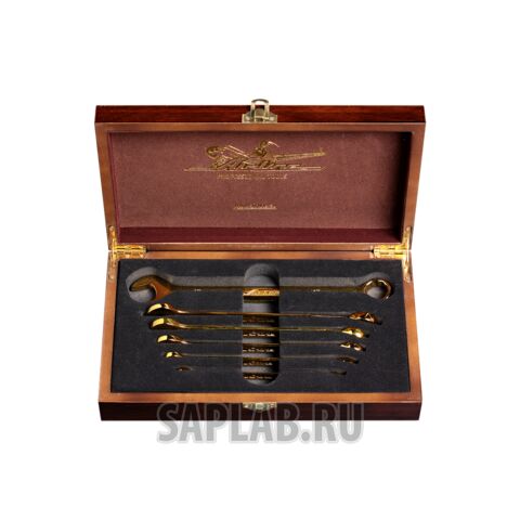 Купить AIRLINE AT637 Набор ключей комбинированных в дер. коробке 6 предметов (8,10,12,13,14,17мм)