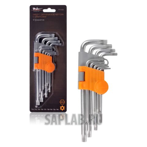 Купить AIRLINE AT922 Набор Г-образных ключей TORX 9 предметов,пласт.подвес