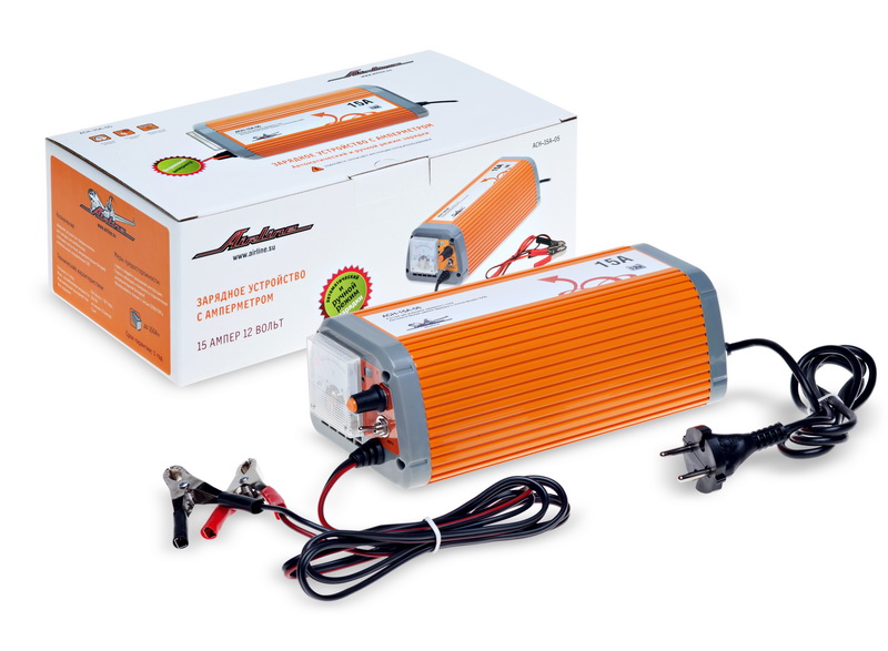 Купить Airline ACH15A05 15А 12В, амперметр, ручной и автоматический режим